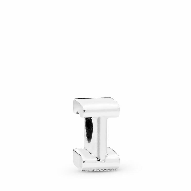 Pandora Letter I Charm Outlet NZ, Sterling Silver (261039-KWV)